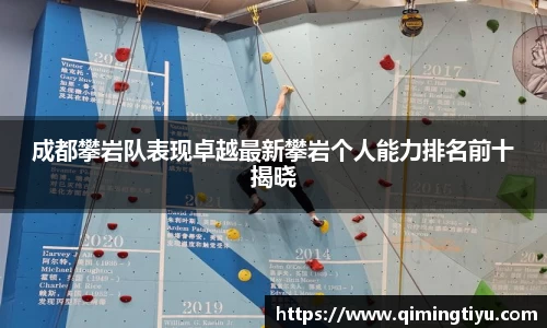 成都攀岩队表现卓越最新攀岩个人能力排名前十揭晓